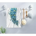 thumbnail image 3 of Peacock Hand Towel Blue Peacock Bird Feather Decorative Soft Highly Absorbent Bath Towels Home Hotel Spa Bathroom Towel 15x30 Inch, 3 of 11