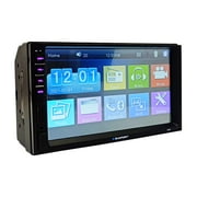 blaupunkt sun 7 inch lcd t-screen double din multimedia car stereo teer am / fm، bt، usb، sd، aux، support mirrorlink