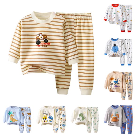 Gubotare Toddler Boys Clothes Sets Little Boy Clothing Long Sleeve Pullover Jogger Pants Kids 2 Pieces Outfits Green,Size 1-2 Years