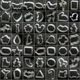 thumbnail image 2 of Moule à biscuits en Aluminium 3D en Forme de Dessin Animé Moule à biscuits en Aluminium en Forme de Dessin Animé Moule à biscuits de Cuisson en Aluminium Moule à biscuits de Cuisson Rond Irrégulier DIY, 2 of 7