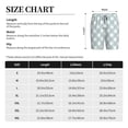 thumbnail image 5 of Yiaed Daisy Plaid Blue for Men's Soft Sleep Pajama Short Lounging Pajama Shorts-Small, 5 of 8