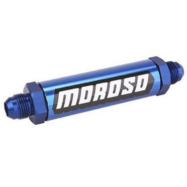 Moroso Inline Oil Filter 10 AN Male Inlet/Outlet Stainless Screen P/N 23850