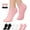 02 Black/Pink/White, variant on Yoga Socks with Grips for Women,Non-slip Socks for Ballet Barefoot,Workout,Hospital,grip,Athletic Socks