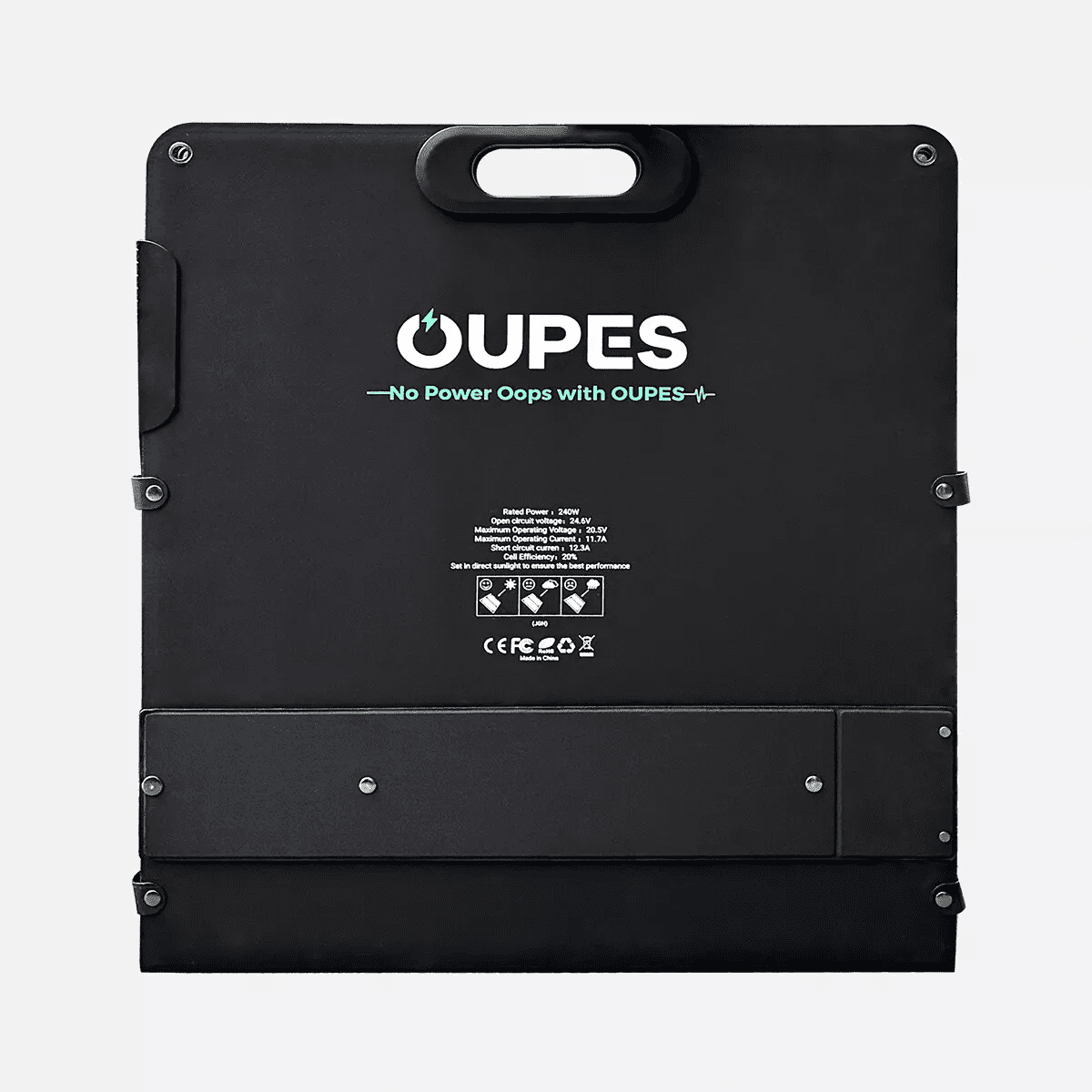 OUPES 100w Solar Panel Solar Generator Portable Foldable for Power Station Camping