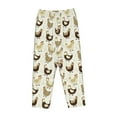 thumbnail image 4 of Sigee Chicken Cartoon Print Women's Soft Pajama Pants - Breathable and Comfortable Lounge Sleep Bottoms with Elastic Waistband and Pockets-Small, 4 of 9