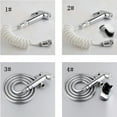 thumbnail image 6 of Toilet Shattaf Adapter Spray Handheld Bidet Shower Head Wall Bracket Hose Kit Abs Bidet Set Flushing Booster Nozzle, 6 of 6