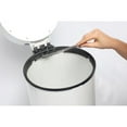thumbnail image 4 of Bubula Step  Steel Diaper Waste Pail Container w/ Air Tight Lid and Lock, Silver, 4 of 10