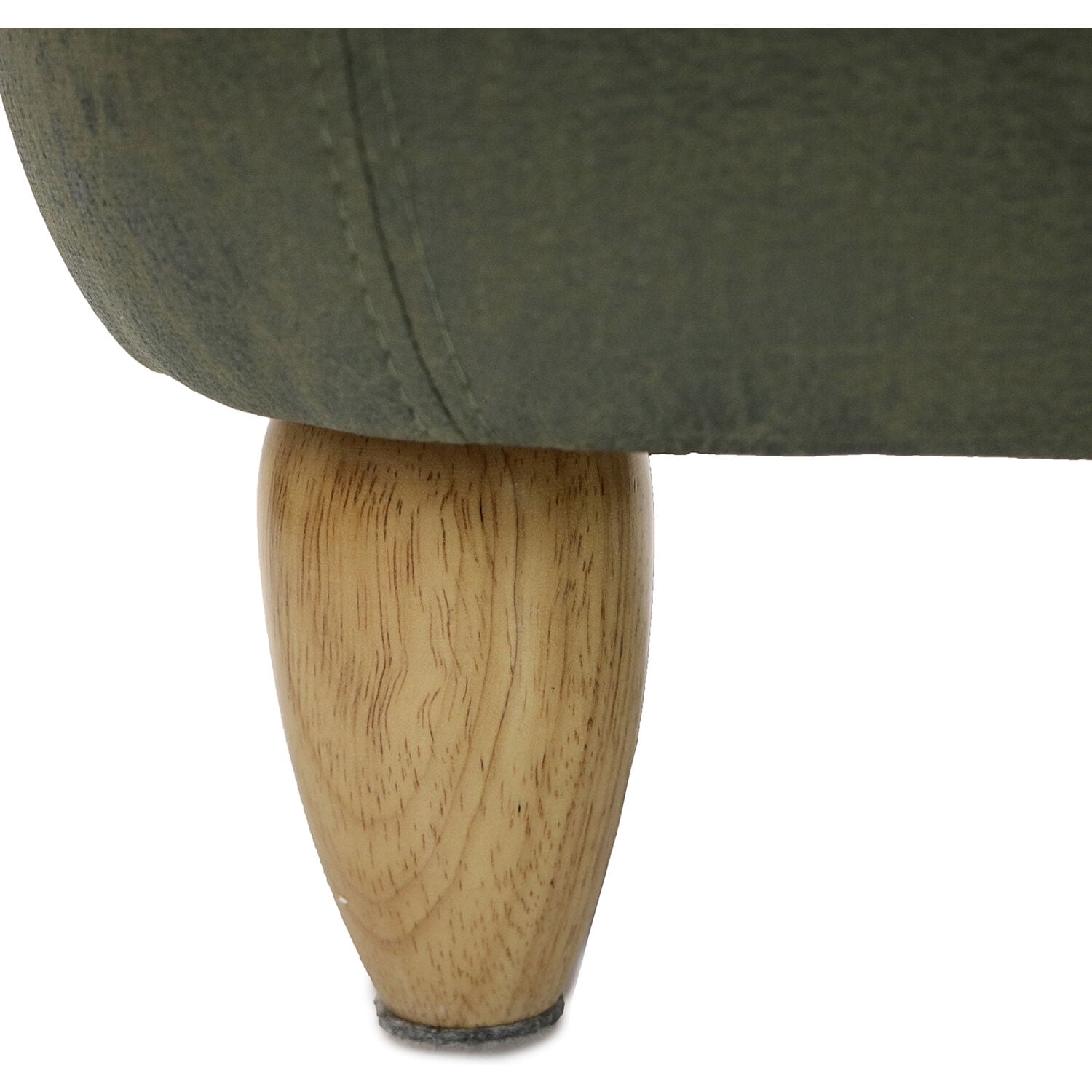 Critter Sitters 14-In. Seat Height Green Triceratops Dinosaur Animal Shape Ottoman - Furniture for Nursery, Bedroom, Playroom, and Living Room Decor
