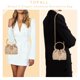 thumbnail image 3 of Bolso de noche TOPALL Upgrade Rhinestone Silver Clutch para mujer, 3 of 7