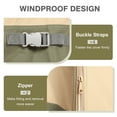thumbnail image 6 of Aoodor Heavy Duty Outdoor Hot Tub Cover, 600D Waterproof Oxford Spa and Hot Tub Cover Replacement Covers with Zipper and Air Vents for Square Inflatable Hot Tub, 76"W x 76"D x 20"H, 6 of 9