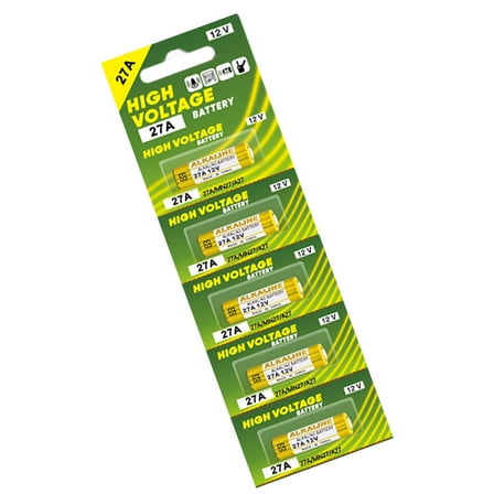 27A 12V Alkaline Batteries , 5pcs/pack L828/UM27A/27AE/K27A/8LR732 Dry Battery Set for Doorbells Flashlights