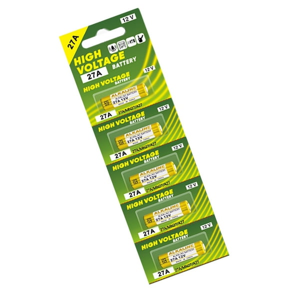 27A 12V Alkaline Batteries , 5pcs/pack L828/UM27A/27AE/K27A/8LR732 Dry Battery Set for Doorbells Flashlights