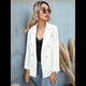 thumbnail image 5 of Chaqueta Blazer para Mujer, Informal, de Negocios, con Frente Abierto, Solapa, Elegante Abrigo con Bolsillos L, 5 of 9