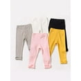 thumbnail image 1 of 2 PACK Baby Little Girls Breathable Colorful Ruffled Leggings, 1 of 4