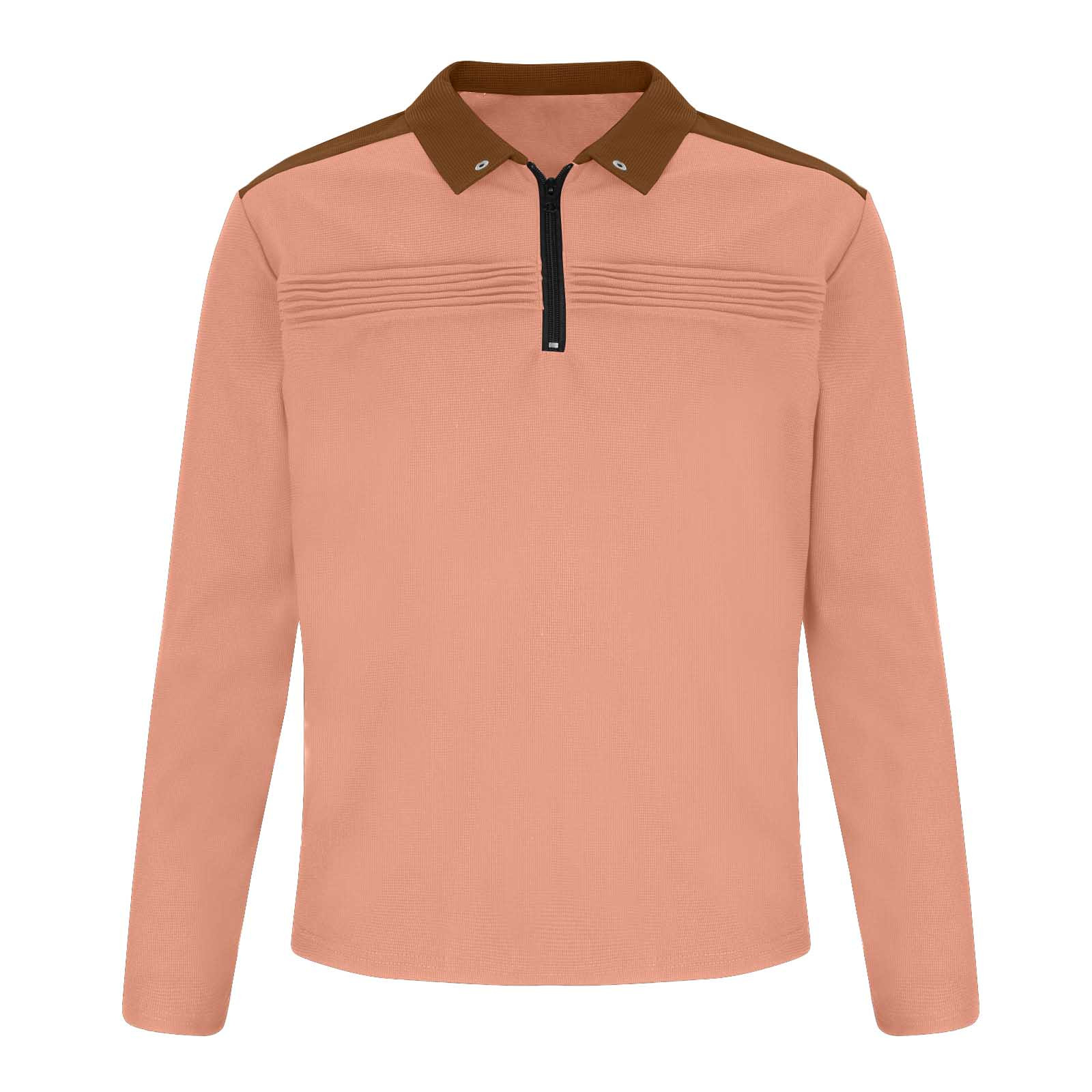 YLSDY Stand Collar Sweatshirt for Men Long Sleeve Half Zipper 