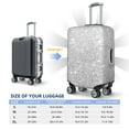thumbnail image 5 of Picia Silver Glitter Luggage Protector Cover Thicken Suitcase Protector Cover Fit 18-32 Inch Luggage-Medium, 5 of 9