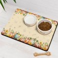 thumbnail image 3 of Dog Food Mat, Dog Mat for Food and Water, Pet Dog Cat Bowl Mat, Anti-Slip Reusable Water Bowl Mat with Hello Fall Pumpkin,16inx24in, 3 of 7