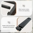 thumbnail image 3 of WAYES Queen Bed Frame, 14 Inch High Platform Bed Frame with Storage, Minimal Queen Size Metal Bed Frame, Heavy Duty, No Box Spring Needed, Noise-Free, Easy Assembly, Black, 3 of 7