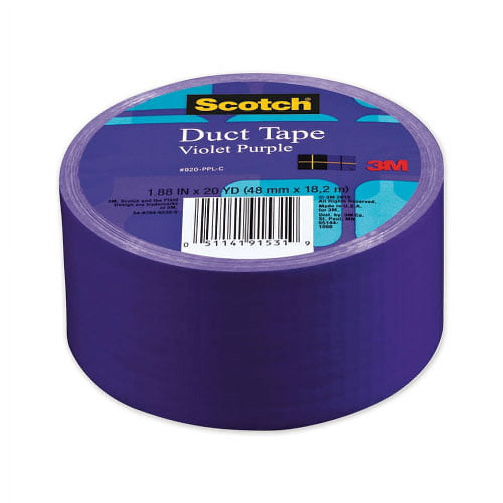 Duct Tape, 1.88" X 20 Yds, Violet Purple | Bundle of 5