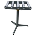thumbnail image 3 of 5 Rolls Adjustable Conveyor Roller Table Conveyor Stand with Casters 250lbs 23.9-41.6 Inch, 3 of 9