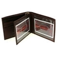 thumbnail image 4 of Mens Leather Money Clip Wallet Bifold Center Flap 2 IDs 2 Bill Sections 8 Cards, 4 of 4