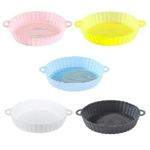 6 almohadillas de silicona para freidora de aire, bandeja para horno, antiadherente, olla de silicona, accesorios para freidora de aire
