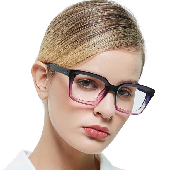 MARE AZZURO Lunettes de Lecture Anti-Lumière Bleue Femmes Lecteurs d'Ordinateur 0 1.0 1.25 1.5 1.75 2.0 2.25 2.5 2.75 3.0 3.5 4.0 5.0 6.0 (Violet, 1.50)