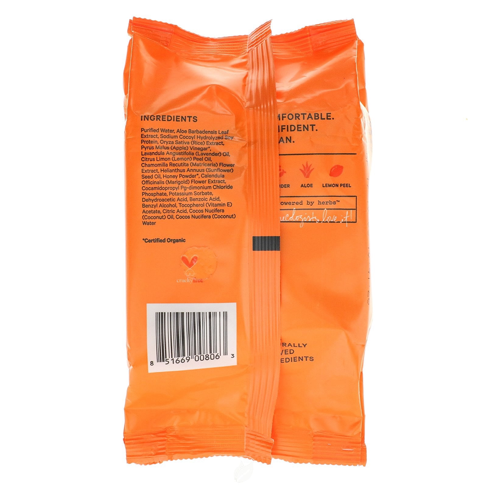 (2 Pack) The Honey Pot Normal Wipes 30 Ct