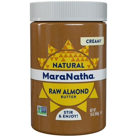 MaraNatha Natural Creamy Raw Almond Butter, 16 oz