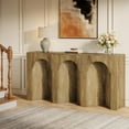 thumbnail image 3 of Tribesigns 63" Long Sofa Console Table, Farmhouse Entryway Table for Living Room, 3 of 9
