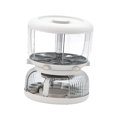 thumbnail image 3 of Dispensador de Cereales Dispensador de Cubo de Arroz, Contenedor de Arroz Giratorio de 6  degree, Caja de Almacenamiento de Arroz Impermeable Automática Par Blanco BLESIY contenedor de almacenamiento de arroz, 3 of 8