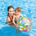 thumbnail image 2 of Inflatable Beach Balls 20” Lively Print Summer Water Toys - 3 Pieces, 2 of 8