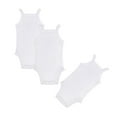 thumbnail image 4 of Buyless Fashion Baby Girl White Eyelet Camisole Onsie In Soft Cotton With Colored Trim, 4 of 7