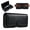 Black, variant on Vintage Leather Phone Holster for Men, Cell Phone Belt Holder with Card Slots, Magnetic Closure Phone Pouch with Belt Clip & Strap, For iPhone 16/15/17 Pro Max Galaxy S26/25 Ultra