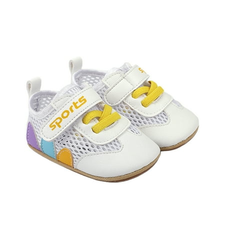 

MissiMae Baby Girls Boys Sneaker Fine Mesh Flexible Non-slip Flat Shoes for Casual Daily