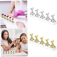 thumbnail image 4 of Juego de 2 soportes de práctica de uñas acrílicas, soporte magnético para exhibición de uñas, herramienta de manicura con masilla adhesiva reutilizable para maquillaje de salón en casa, 4 of 5