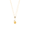 Black, variant on Cross 18K Gold Plated Double Necklace with Cubic Zirconia and Black Cross for Women