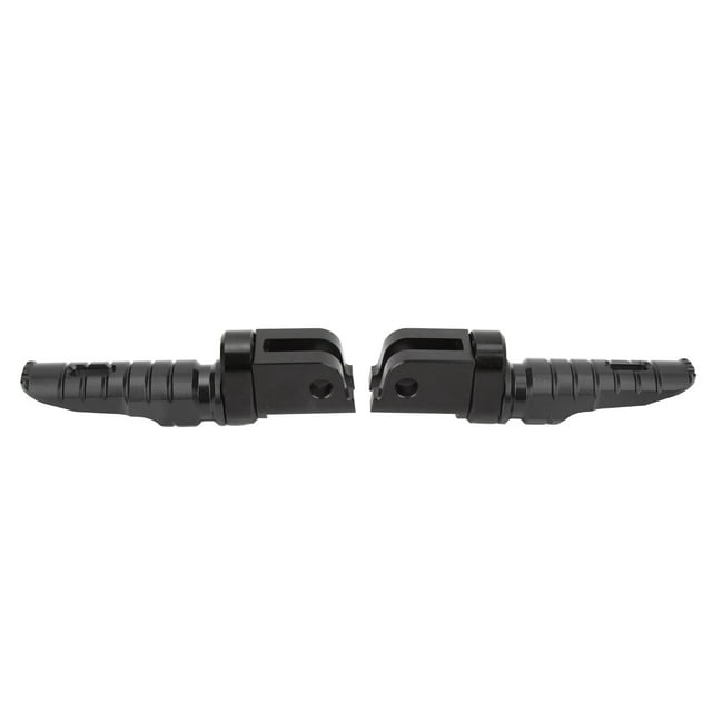 VOBOR 2 Uds CNC T6063 Aleación De Aluminio Motocicleta Estribo Delantero(Black)