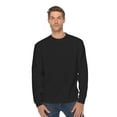 thumbnail image 2 of Black Sweatshirts for Men Womens Sweatshirt Casual Plain Long Sleeve Black Sweaters for Women and Men, 2 of 5