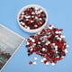 thumbnail image 3 of 1000 Uds Decoración de boda Bling Bling Con diamantes acrílicos accesorios de ropa DIY decoración de tarjetas forma de corazón rojo, 3 of 9