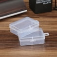 thumbnail image 4 of Portable Transparent Jewelry Box Mini Pills Parts Nails Screws Organizer Sealed Storage Case, 4 of 9