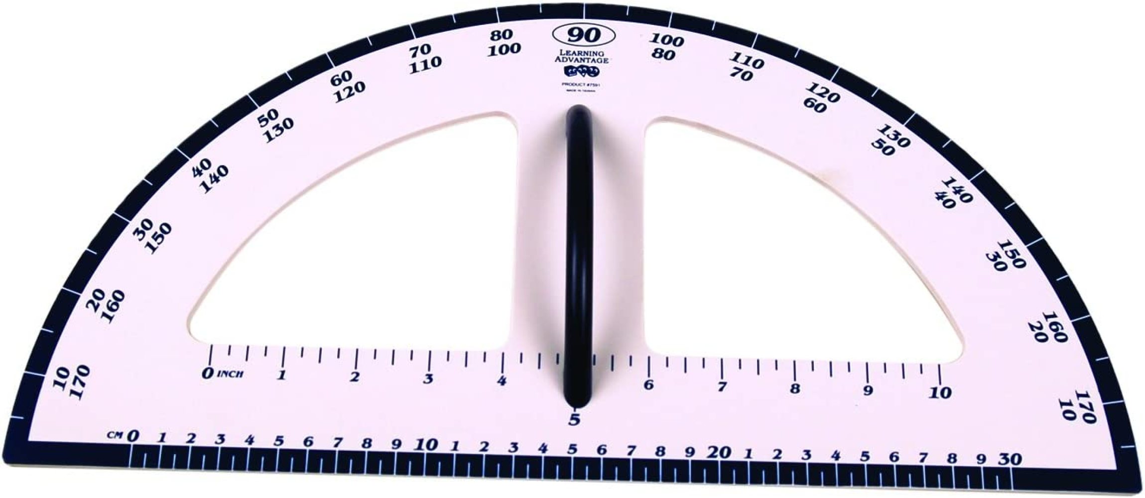 LueInJoy Dry Erase Protractor Geometry Measurement Tool for