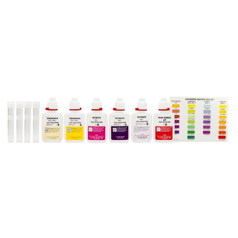 Api Water Testing Kit Api Saltwater Master Test Kit 550test Saltwater Aquarium