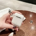 thumbnail image 6 of Cute Airpod 1&2 Clear Case with Keychain,Cute Bling Glitter Butterfly Pattern Design Soft Silicone Smooth Shockproof Compatible with Airpods 2/1 Charging Case for Girls Women, 6 of 12