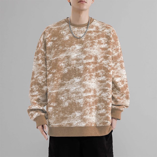 pstuiky Camisas de invierno de manga larga para hombre, Camiseta de manga larga con botones y estampado vintage para hombre, sin capucha camisetas de hombre m