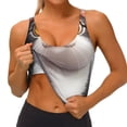 thumbnail image 3 of Balery Cute Cartoon Kitten Sujetadores deportivos con espalda cruzada para mujer, acolchados, sin costuras, de alto impacto, ideales para yoga, gimnasio, entrenamiento y fitness.-X-Large, 3 of 8