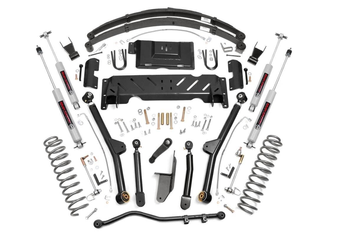 Rough Country 6.5" Lift Kit (fits) 19842001 Jeep Cherokee