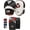 White, variant on RDX Boxing Gloves and Pads Set, Maya Hide Leather Hook and Jab Curved Focus Mitts Punching Gloves for MMA, Muay Thai, Kickboxing Coaching, Martial Arts, Hand Target Strike Shield