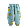 thumbnail image 1 of Odeerbi 1-6 Años Niños Niñas Pantalones de Sudar Lindo Jirafa Impresión Entrenamiento Deportivos Pantalones de Jogger Pantalones Recortados Respirables Casuales, 1 of 3