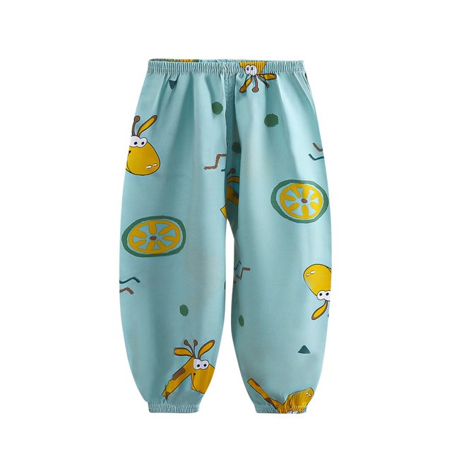 Odeerbi 1-6 Años Niños Niñas Pantalones de Sudar Lindo Jirafa Impresión Entrenamiento Deportivos Pantalones de Jogger Pantalones Recortados Respirables Casuales